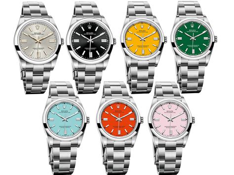 colorful rolex|rolex oyster perpetual color.